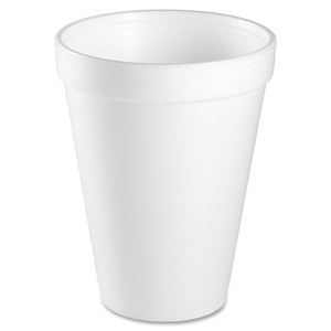 Dart Container Corporation 12J12 Insulated Styrofoam Cup, 12 oz, 1000/CT, White by Dart