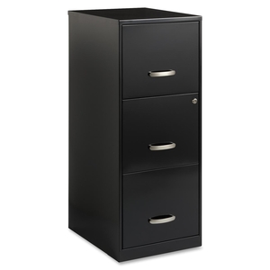 Lorell Furniture 18573 File Organizer, 3-Dr, 14-1/4X18"X35-1/2", Black by Lorell