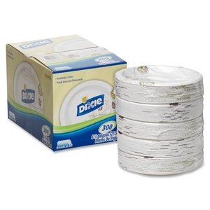 Georgia Pacific Corp. UX9PATHPB Paper Plates Dispenser Box, 8-1/2, 300/PK, Pathways/WE by Dixie