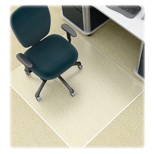 Lorell Furniture 69164 Rectangular Chairmat, Medium Pile, 46"x60", Clear by Lorell