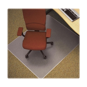 Lorell Furniture 25753 Antistatic Chairmat, Rectangular, Low Pile, 46"x60", Clear by Lorell
