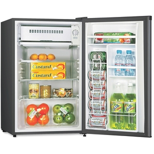 Lorell Furniture 72313 Compact Refrigerator, 3.3L, 20-1/2"x18-3/10"x34-3/10', BK by Lorell