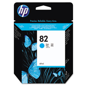 Hewlett-Packard C4911A C4911A (HP 82) Ink Cartridge, 69mL, Cyan by HEWLETT PACKARD COMPANY