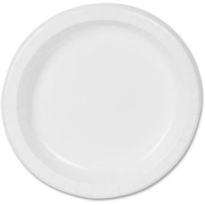 Georgia Pacific Corp. DBP09W Paper Plates, 8.5in, 125/PK, White by Dixie