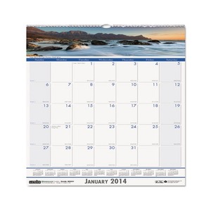 Coastlines Monthly Wall Calendar, 12 x 12, 2016 by HOUSE OF DOOLITTLE
