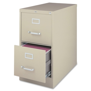 Lorell Furniture 60660 Vertical File,2-Drawer,Legal,18"x26-1/2"x28-3/8",Putty by Lorell