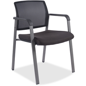 Lorell Furniture 30956 Guest Chair, 22-7/8"x22-5/8"x32-1/8", Mesh/Black by Lorell