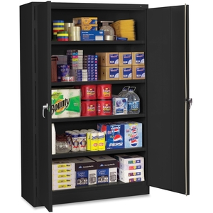 Tennsco Corp J2478SUBK Storage Cabinet, Jumbo, Welded, 48"x24"x78", Black by Tennsco