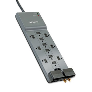 Professional Series SurgeMaster Surge Protector, 12 Outlets, 10 ft Cord by BELKIN COMPONENTS