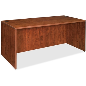Lorell Furniture 69407 Rectangular Desk Shell, 72"x29-1/2"x36", Cherry by Lorell