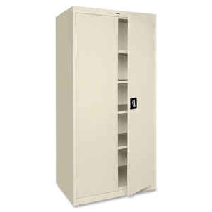 Lorell Furniture 41310 Steel Storage Cabinets, 36"x24"x78", Putty by Lorell