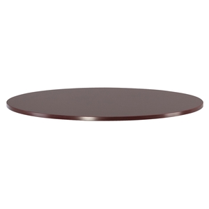 Lorell Furniture 87240 Round Conference Tabletop, 48"Dia., Mahogany by Lorell