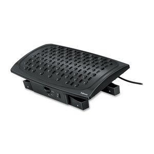 Fellowes, Inc 8030901 Footrest, Climate Control, 16-1/2"x10"x5-1/2", Black by Fellowes