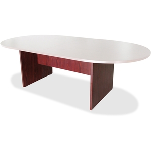 Lorell Furniture 69151 Conference Table Base, w/Modesty Panel, 28"H, Mahogany by Lorell
