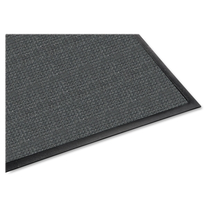 Genuine Joe 59476 Indoor/Outdoor Mat, Rubber Cleated Backing, 4'x6', Charcoal by Genuine Joe