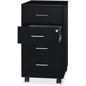 Lorell Furniture 25976 4-Drawer Organizer, 14-1/4"X18"X26-1/2", Black by Lorell