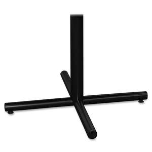 Lorell Furniture 61696 Cafe Table Base, X-Leg, 36"x36"x27-1/2", Black by Lorell