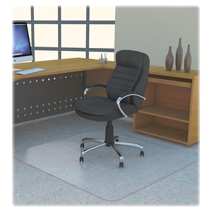 Lorell Furniture 69705 Studded Chairmat, Rectangular, All Pile, 46"x60", CL by Lorell
