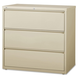 Stride, Inc 88030 Lateral File, 3DRW, 42"x18-5/8",40-1/4", Putty by Lorell