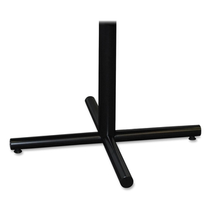 Lorell Furniture 61697 Cafe Table Base, X-Leg, 42"x42"x27-1/2", Black by Lorell