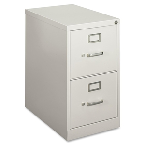 The HON Company H412PQ Vertical File,2-Drawer,Letter,15"x22"x26-1/16",Lt Gray by HON