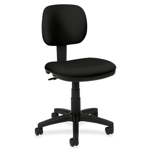 The HON Company VL610VA10 Pneumatic Task Chair, 22"x22-1/2"x37-1/2", Black by Basyx by HON