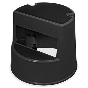 Step Stool, Supports 350lbs, 16"x16"x13", Black by Rubbermaid