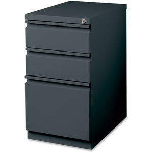 Lorell Furniture 66909 Mobile Pedestal File, BBF, Ltr, 15"X19-22/25"X27-3/4", CCL by Lorell