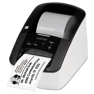 QL-700 Professional Label Printer, 75 Lines/Minute, 5w x 8-7/8d x 6h by BROTHER INTL. CORP.