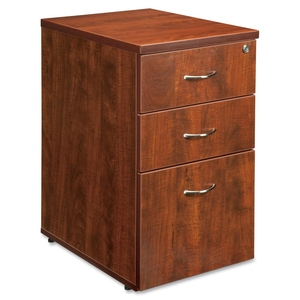 Lorell Furniture 68715 Pedestal, Box/Box/File, 15-3/4"x22"x27-1/5", Cherry by Lorell