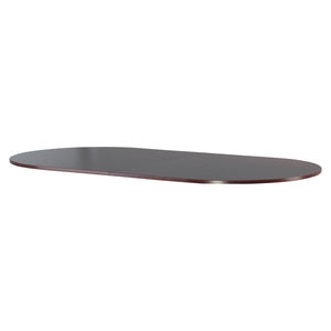 Lorell Furniture 69150 Conference Tabletop, Oval, 96"x48", Mahogany by Lorell