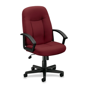 The HON Company VL601VA62 Managerial Mid Back Chair, 26"x33-1/2"x43", Burgundy by Basyx by HON