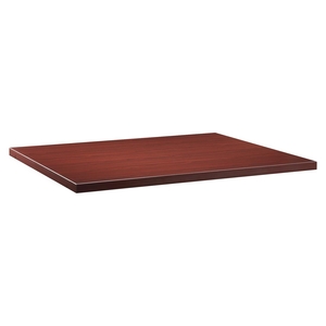 Lorell Furniture 69932 5' Starter Conference Table Top, 48"x60"x2", Mahogany by Lorell