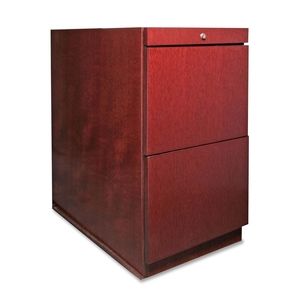 Lorell Furniture 87823 File/File Pedestal,15-3/4"x22"x27-1/2",Mahogany by Lorell