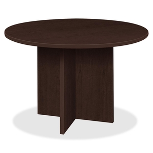 Lorell Furniture 79053 Round Conference Table, 42"x42"x29", Espresso by Lorell