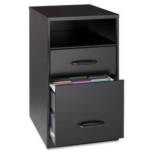 Lorell Furniture 18505 File Organizer, 2-DR, 14-1/4"x18"x24-1/2", Black by Lorell