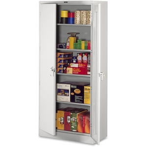 Tennsco Corp 7824LGY Storage Cabinets, Deluxe, 36"Wx24"Dx78"H, Light Gray by Tennsco