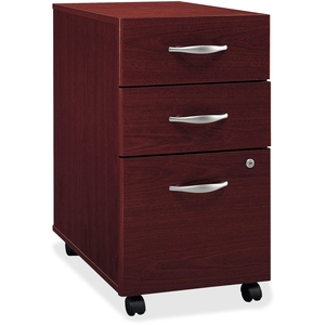 Bush Industries, Inc WC36753SU 3-Drawer Ped., Mobile,B/B/F,15-3/4"x20-3/8"x27-7/8",Mahogany by Bush Business Furniture