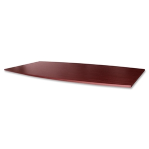 Lorell Furniture 69149 Conference Tabletop, Boat-shaped, 48"Dx96"W, Mahogany by Lorell