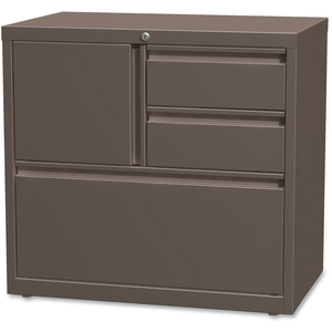 Lorell Furniture 60934 PSC Door Lateral File, 30"x18-5/8"x28", Medium Tone by Lorell