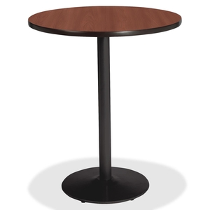 Lorell Furniture 89062 Round Bistro Table, 36"x42", Mahogany by Lorell