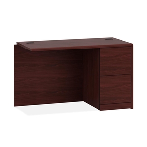 The HON Company 10711RNN Right Return, File/File, 48"x24"x29-1/2", Mahogany by HON