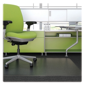 Deflecto Corporation cm1k442fpet Rectangular Chairmat, PET, Low-pile, 46"x60", Slight Tint/CL by Deflect-o