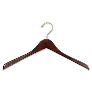 Safco Products 4250WL Wood Hangers, 8/Pack by SAFCO PRODUCTS