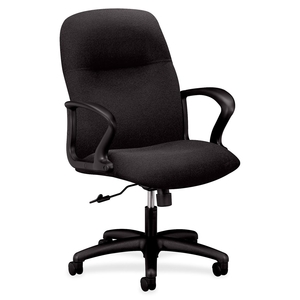 The HON Company H2072HCU10T Mid Back Chair, Managerial, 27-1/2"x36-1/4"x46", Black by HON