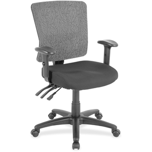 Lorell Furniture 85564 Low Back Mesh Chair, 27"x26"x40", Black/Grey by Lorell