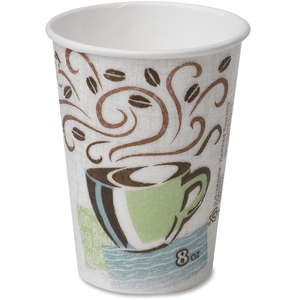 Georgia Pacific Corp. 5338CDPK Insulated Paper Cups, 8 oz, 50/PK by Dixie