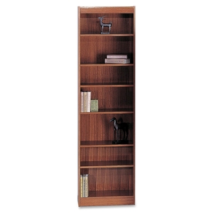 Safco Products 1515CYC 7-Shelf Baby Bookcase, 24"x12"x84", Cherry by Safco