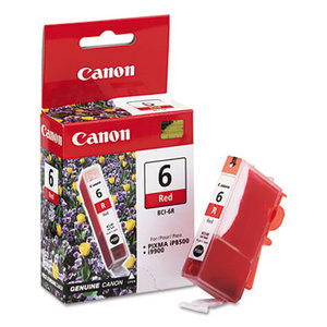 Canon, Inc BCI6R BCI6R (BCI-6) Ink Tank, 370 Page-Yield, Red by CANON COMPUTER SYSTEMS CCSI