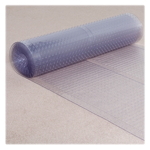 Carpet Runner, Ribbed, 27"x10', Clear by ES Robbins